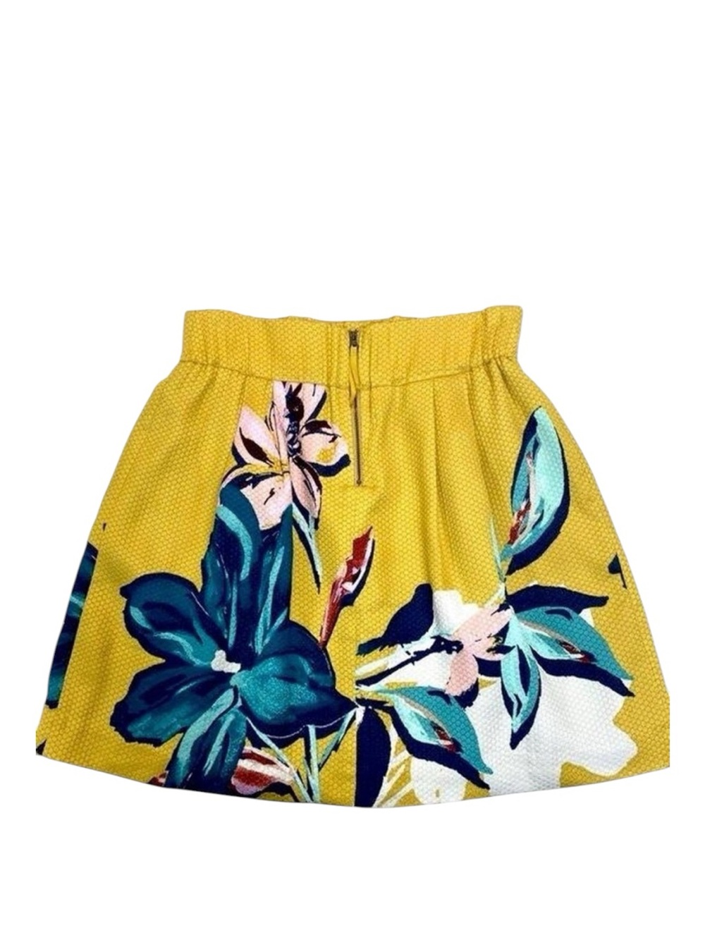 Anthropologie Maeve Women’s Floral Mini Skirt Size 8 Yellow Pink Blue